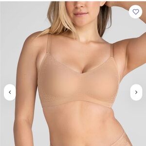 Honeylove Silhouette Wireless Bra Rose Sand NEW XL